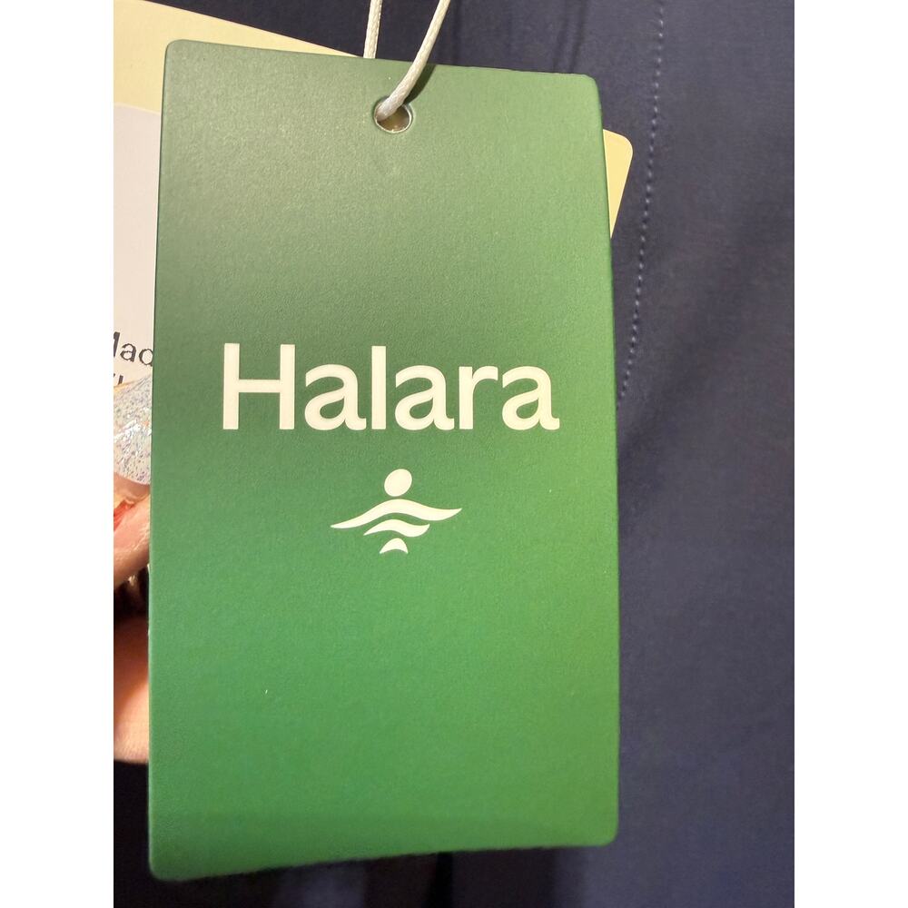 NWT Halara Flex DayStretch Mid Rise Side Zipper Pocket Work Flare Pants Size LP - Picture 6 of 13
